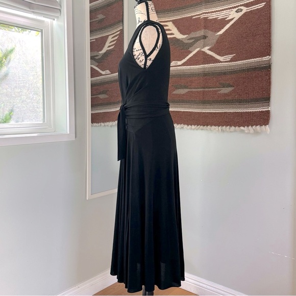 MM. Lafleur Hanna Midi Dress in Black - Picture 4 of 13